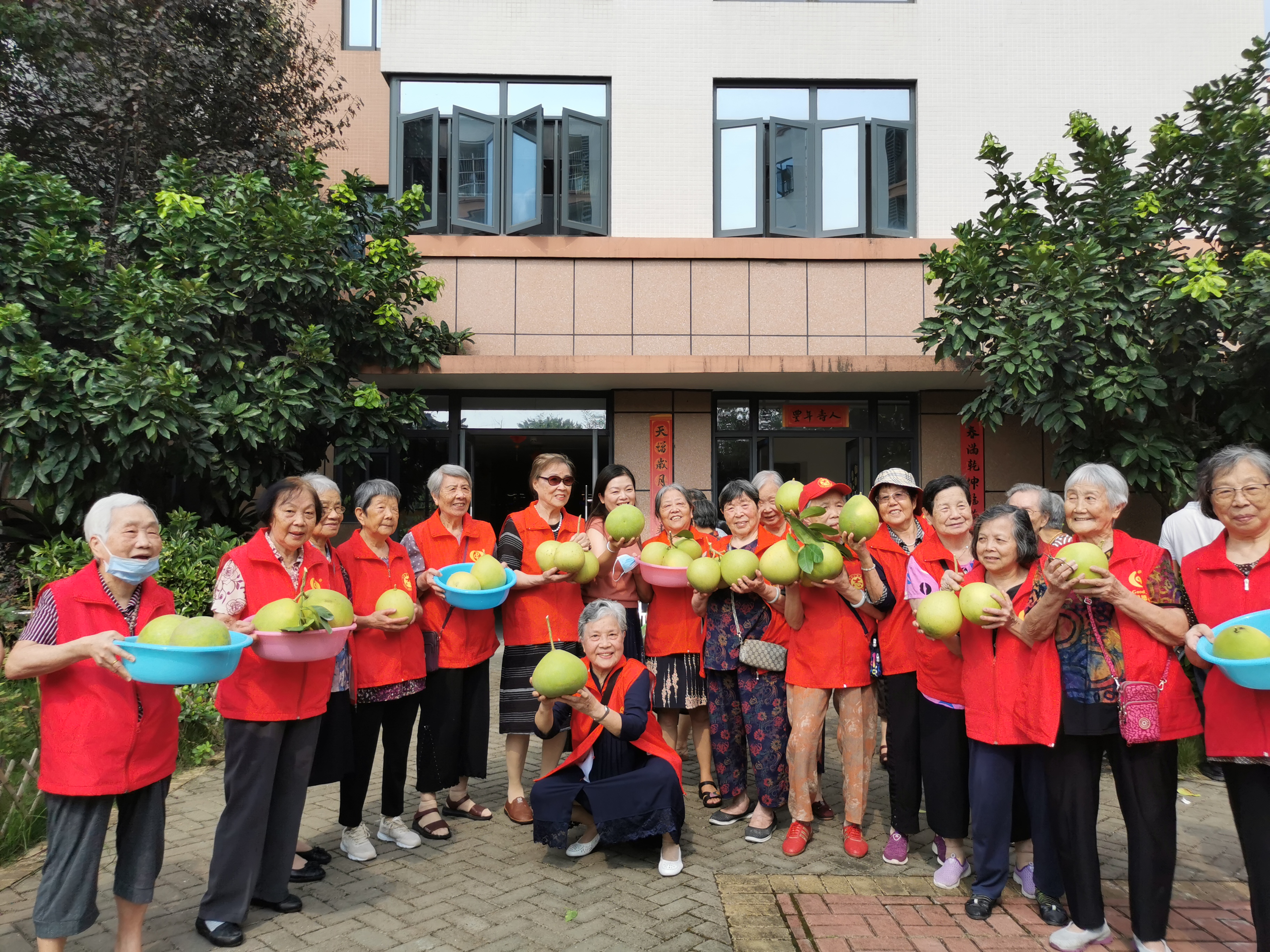 抵不住柚惑！福州这家养老院首届采摘节诞生