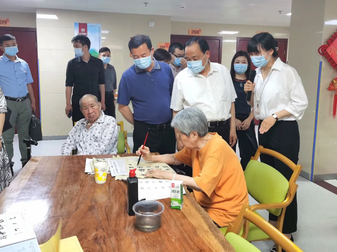 北京社会管理职业学院领导莅临福州市国德老年康养中心调研指导