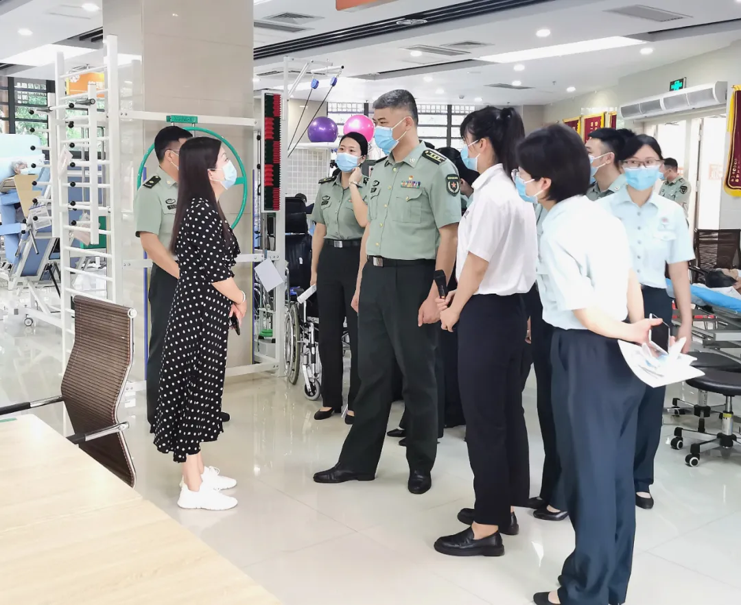 福建省军区第二干休所来国德康养参观考察
